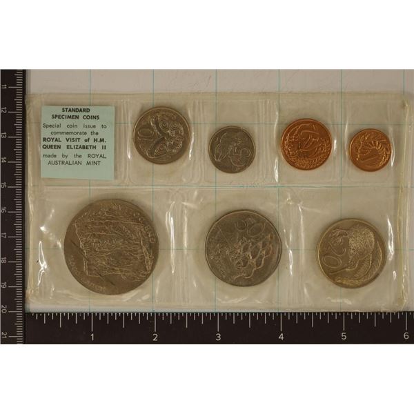 1970 NEW ZEALAND 7 COIN UNC SPECIMEN SET