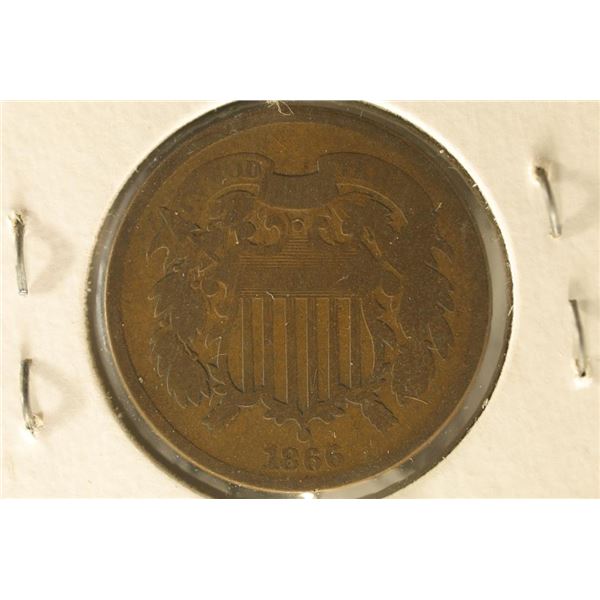 1866 US 2 CENT PIECE