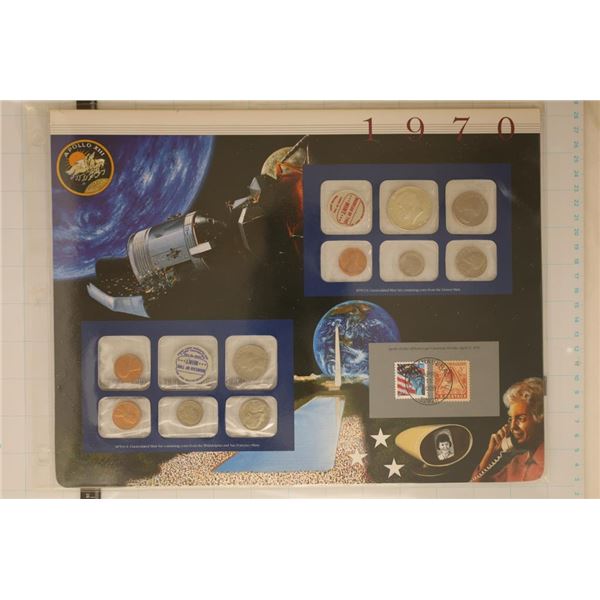 1970-P/D/S US MINT SET (UNC) P/D ON LARGE INFO