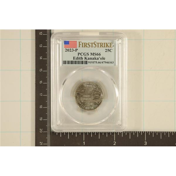 2023-P EDITH KANAKA' OLE US QUARTER PCGS MS66