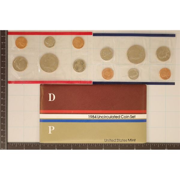 1984 US MINT SET (UNC) P/D (WITH ENVELOPE)