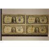 Image 1 : 1935-E, 57, 57-A & 1957-B US $1 SILVER CERTS