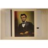 Image 1 : ABRAHAM LINCOLN 11" X 14" COLOR PORTRAIT