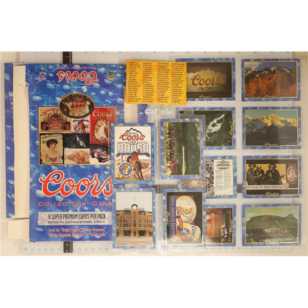 COORS COLLECTORS CARDS INCLUDES 12 COORS CARDS