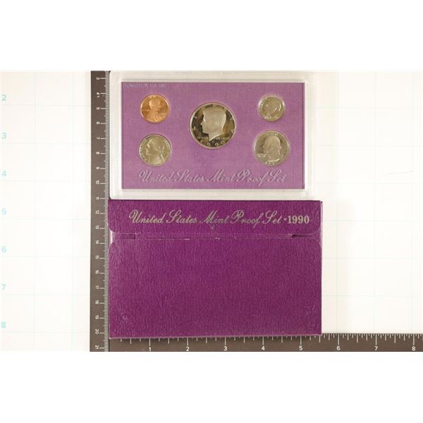 1990 US PROOF SET (WITH BOX)