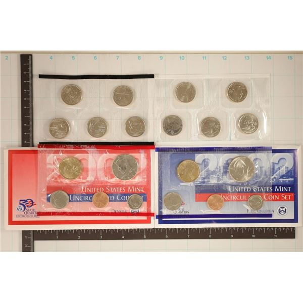 2002 US MINT SET (UNC) P/D (WITH ENVELOPE)