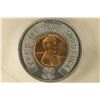 Image 1 : ENCASED 1953-D BU LINCOLN WHEAT CENT. "LINCOLN