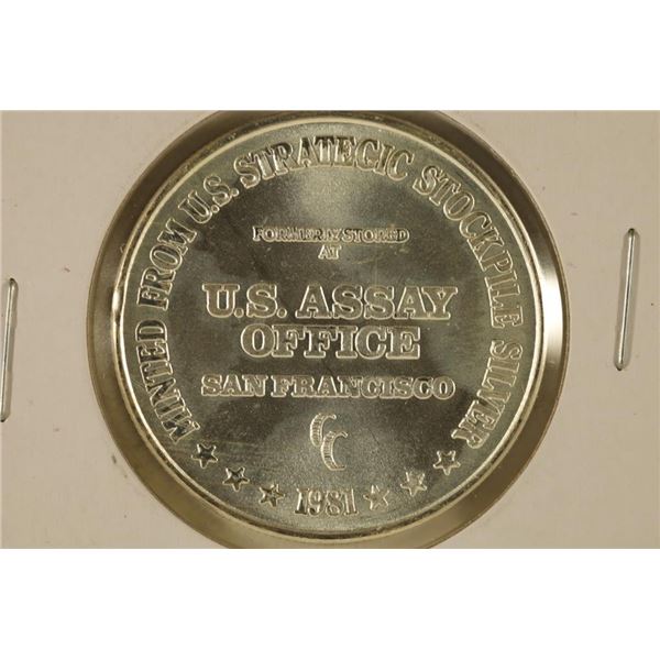 1 TROY OZ .999 FINE SILVER ROUND SILVER TRADE UNIT