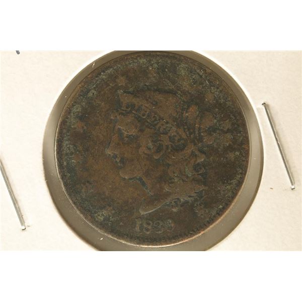 1839 US LARGE CENT