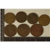 Image 2 : 7 REPUBLIC OF CHINA COPPER CASH COINS: 4-1912 TEN