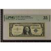 Image 1 : 1957 US $1 SILVER CERTIFICATE STAR NOTE PMG35