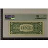 Image 2 : 1957 US $1 SILVER CERTIFICATE STAR NOTE PMG35