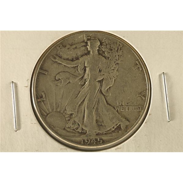 1945 SILVER WALKING LIBERTY HALF DOLLAR