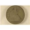 Image 1 : 1877 SEATED SILVER LIBERTY HALF DOLLAR