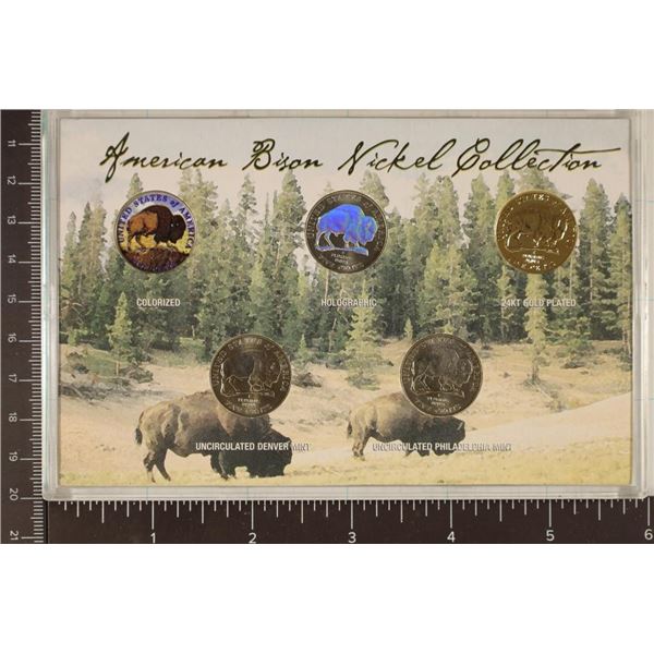 AMERICAN BISON NICKEL COLLECTION FEATURING 2005-D