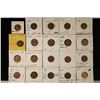 Image 1 : ERRORS: 20 ASSORTED LINCOLN CENT MINOR ERRORS: