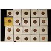 Image 2 : ERRORS: 20 ASSORTED LINCOLN CENT MINOR ERRORS: