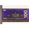 Image 2 : 24 KT GOLD FOIL COLORIZED REPLICA OF A US $100