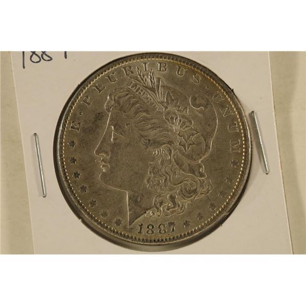 1887 MORGAN SILVER DOLLAR