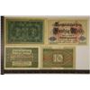 Image 2 : 4 GERMAN MARK BILLS: 2-1914 FIFTY MARK AND 2-1920