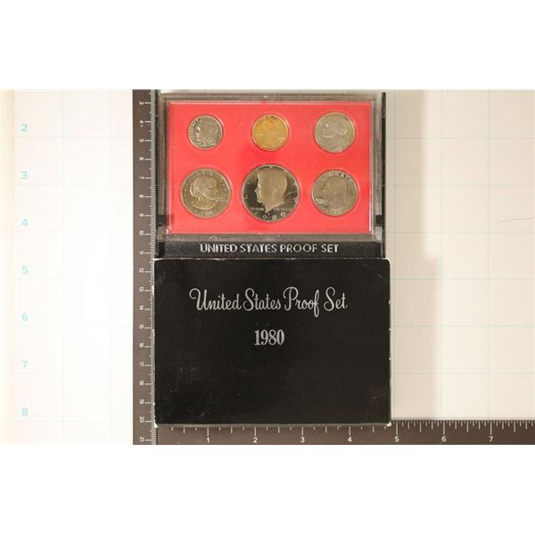 1980 US PROOF SET (WITH BOX)
