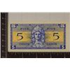 Image 2 : SERIES 521 US MILITARY 5 CENT PAYMENT CERT. CU