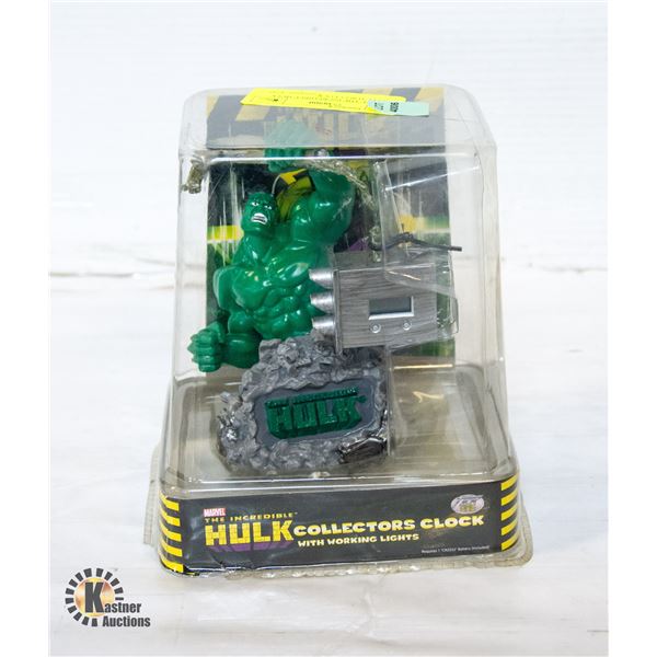 MARVEL THE INCREDIBLE HULK COLLECTORS CLOCK