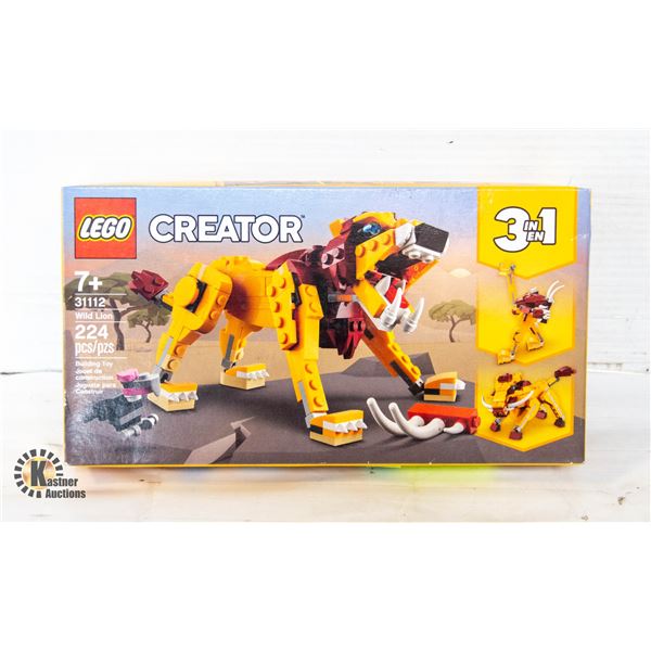 LEGO CREATOR 3 IN 1 LION 31112 224 PCS