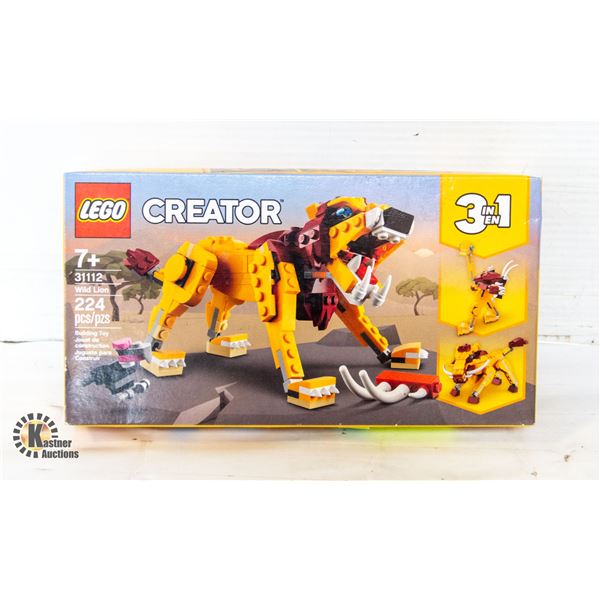 LEGO CREATOR 3 IN 1 LION 31112 224 PCS