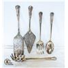 Image 1 : 5 PIESES MISMATCHED SILVER PLATED SERVING