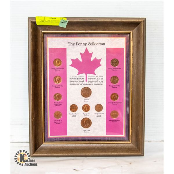 CANADA  THE PENNY COLLECTION  HOME FRAME SET