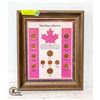 Image 1 : CANADA "THE PENNY COLLECTION" HOME FRAME SET