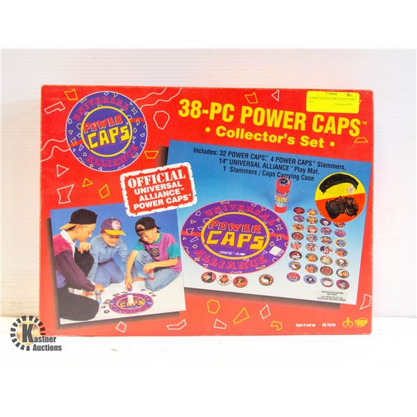 38 PIECE POWER CAPS COLLECTORS SET