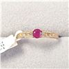 Image 1 : BZ1731-249 14K RUBY BABY RING SIZE 3