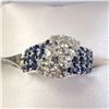 Image 1 : BZ1731-243 SILVER SAPPHIRE(2.15CT) RING