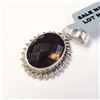Image 1 : BZ1731-241 SILVER SMOKEY QUARTZ(12.6CT) PENDANT