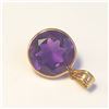 Image 1 : BZ1731-212 14K AMETHYST (4.5CT) PENDANT