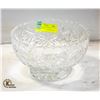 Image 1 : PINWHEEL CRYSTAL 8 INCH PEDESTAL BOWL