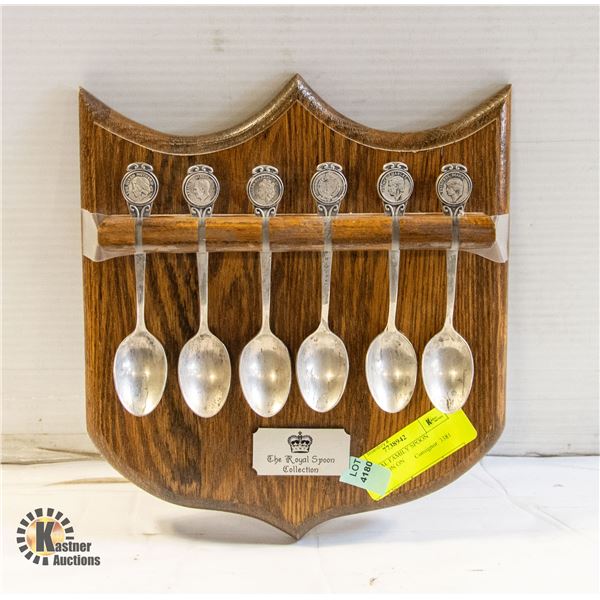 THE ROYAL FAMILY SPOON COLLECTION ON