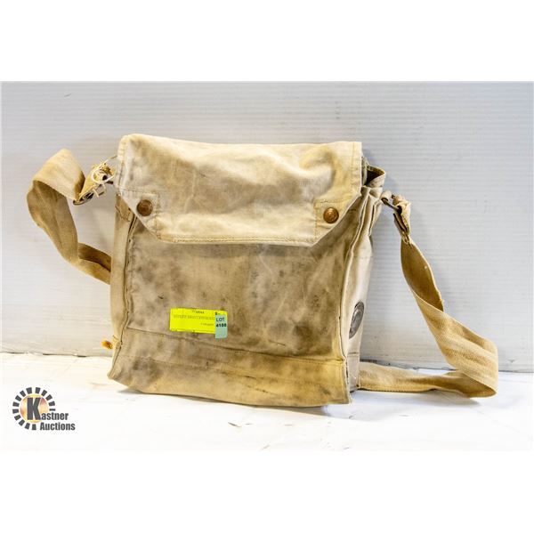 ANTIQUE ARMY CANVAS BAG