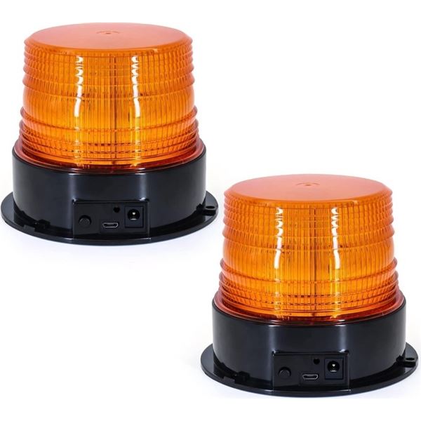 NEW $56 2PK BEACON LIGHTS W/CIG PLUG