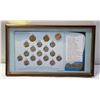 Image 1 : 2010 FRAMED COLLECTION OF OLYMPIC QUARTERS