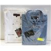 Image 1 : NEW MEN'S SHIRTS 1DENIM 1WHITE SIZE XL