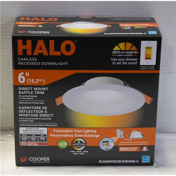 NEW NAME BRAND CANLESS RECESSED DOWNLIGHT