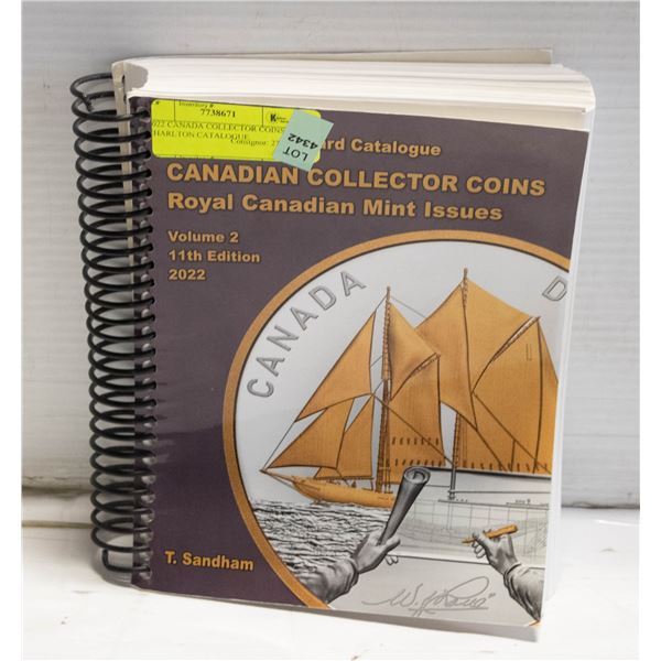 2022 CANADA COLLECTOR COINS CHARLTON CATALOGUE