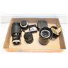 Image 1 : FLAT OF ASSORTED ESTATE CAMERA LENSES, ETC