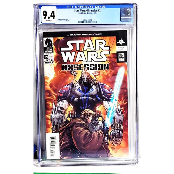 28)  PROFESSIONALLY GRADED (9.4)  "STAR WARS OBSE