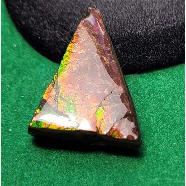 21)  NATURAL 22.5 CT AMMOLITE GEMSTONE, READY FOR