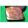 Image 1 : 23)  HUGE 64 CT NATURAL RED FIRE AMMOLITE GEMSTONE