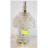 Image 1 : ESTATE VINTAGE PINWHEEL CRYSTAL LAMP-ESTATE